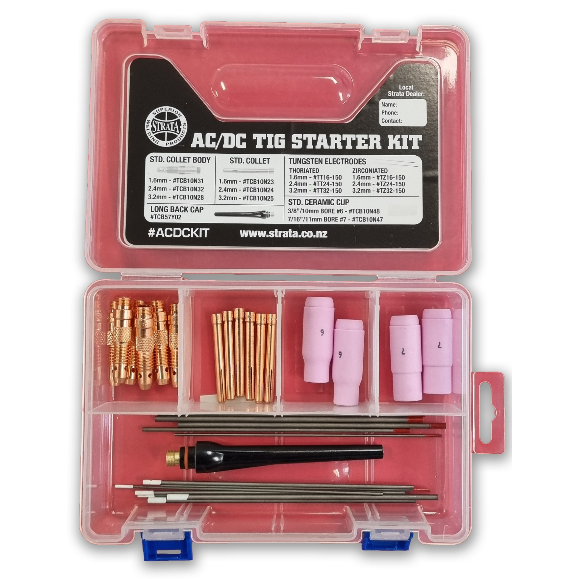 ACDC TIG Consumables Starter Kit
